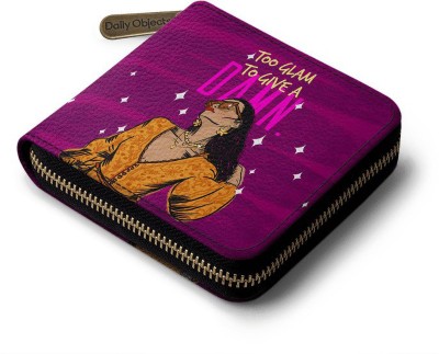 DailyObjects Women Casual Purple Artificial Leather Wallet(3 Card Slots)