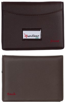 Mundkar Men Brown Artificial Leather Card Holder(5 Card Slots)