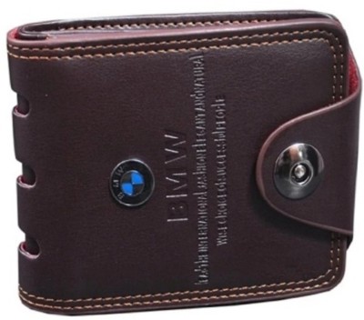 SAMM Men Brown Genuine Leather Wallet(1 Card Slot)