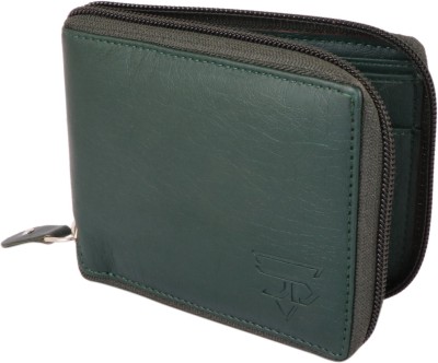 JND Men & Women Trendy Green Artificial Leather Wallet(4 Card Slots)