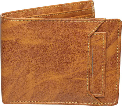 METRONAUT Men Casual, Formal, Evening/Party Tan Artificial Leather Wallet(5 Card Slots)