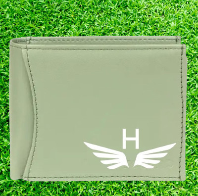 KEYUR Men Casual Green Artificial Leather Wallet(6 Card Slots)