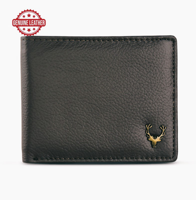 Skin Hunt Men Travel, Trendy, Evening/Party, Casual, Formal, Ethnic Black Genuine Leather Wallet(6 Card Slots)