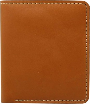 Hintz Men Tan Genuine Leather Wallet(8 Card Slots)