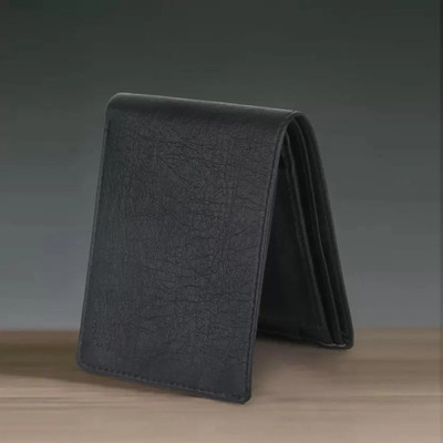 ROCKZONE Men Formal Black Artificial Leather Wallet(10 Card Slots)