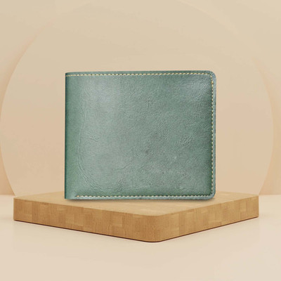 Vorak Ahimsa Men Casual, Formal Green Artificial Leather Wallet(3 Card Slots)
