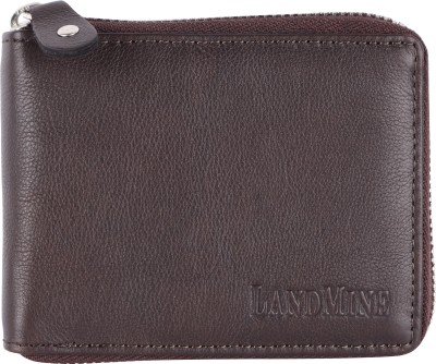 Landmine Men Trendy, Formal Brown, Black Genuine Leather Wallet(8 Card Slots)