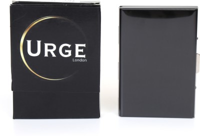 URGE Men Formal Black Aluminium Card Holder(3 Card Slots)