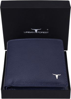 URBAN FOREST Men Casual, Formal Blue Genuine Leather Wallet(8 Card Slots)