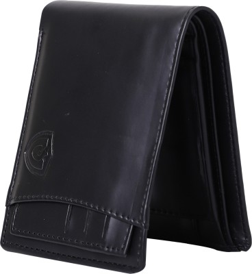 Keviv Men Casual, Formal Black Genuine Leather Wallet(7 Card Slots)