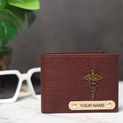 MONISTRY Boys Casual, Ethnic, Formal, Trendy Brown Artificial Leather Wallet(4 Card Slots)