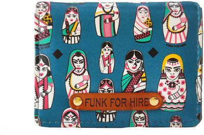 FUNK FOR HIRE Men & Women Casual Multicolor Artificial Leather Wallet(6 Card Slots)