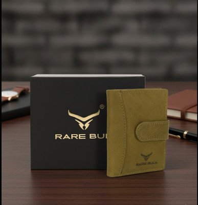 RARE BULL Men & Women Formal, Travel, Trendy, Evening/Party Brown Genuine Leather Card Holder(20 Card Slots)