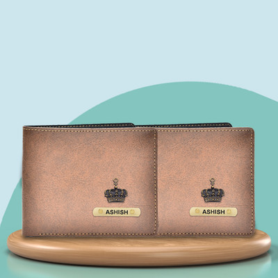 Vorak Ahimsa Men Brown Artificial Leather Wallet(2 Card Slots, Pack of 2)
