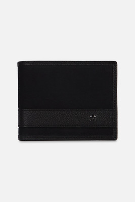 VAN HEUSEN Men Black Genuine Leather Wallet(1 Card Slot)