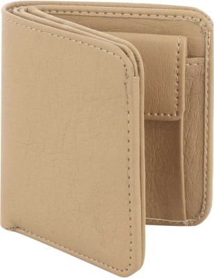 True Style Men Casual Beige Genuine Leather, Artificial Leather Wallet(5 Card Slots)