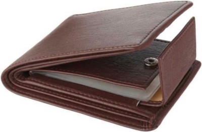 Highlark Men Formal Brown Artificial Leather Wallet(8 Card Slots)