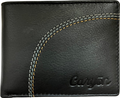 eLeathers Men Casual, Ethnic, Evening/Party, Formal, Travel, Trendy Black Genuine Leather Wallet(6 Card Slots)