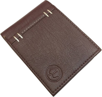 TnW Men Brown Artificial Leather Wallet(3 Card Slots)