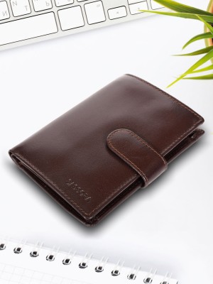 Sassora Men Casual, Ethnic, Travel, Trendy, Formal, Evening/Party Brown Genuine Leather Wallet(12 Card Slots)