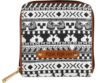 FUNK FOR HIRE Women Casual Multicolor Canvas Wallet(4 Card Slots)