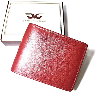 Domingos Gallery Men Casual, Formal, Ethnic Brown Genuine Leather Wallet(8 Card Slots)