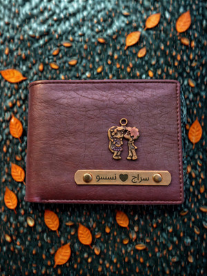 MONISTRY Men Evening/Party, Trendy, Casual, Ethnic, Travel, Formal Brown Artificial Leather Wallet(3 Card Slots)