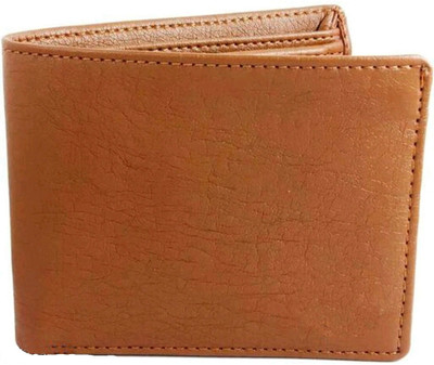VIAZ VENTURES Men Tan Artificial Leather Wallet(8 Card Slots)