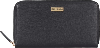 BULLZANO Women Casual, Formal, Evening/Party Black Genuine Leather Wrist Wallet(12 Card Slots)