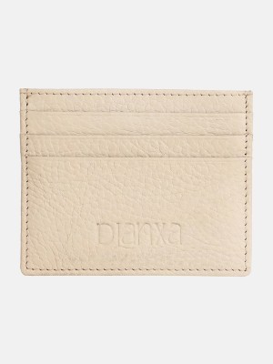 DLANXA Men Casual Tan Genuine Leather Card Holder(7 Card Slots)