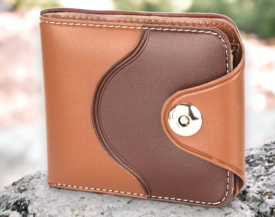 Mundkar Men Travel Tan Artificial Leather Wallet(6 Card Slots)