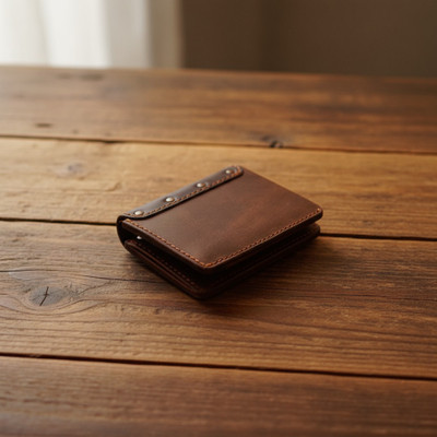 Sivaa Men & Women Brown Genuine Leather Wallet(5 Card Slots)