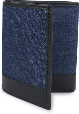 CIMONI Men Casual, Formal Blue Genuine Leather Wallet(15 Card Slots)