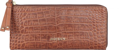 HIDESIGN Women Tan Genuine Leather Wallet(4 Card Slots)