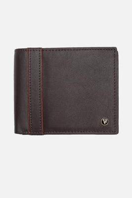 VAN HEUSEN Men Brown Genuine Leather Wallet(6 Card Slots)