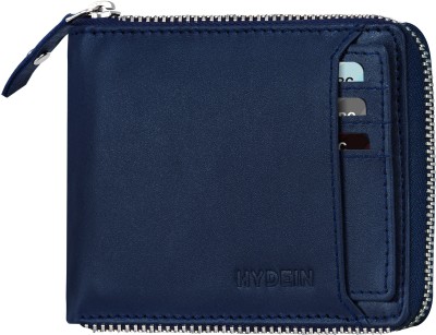 HYDEIN Men Trendy, Evening/Party Blue Genuine Leather Wallet(14 Card Slots)