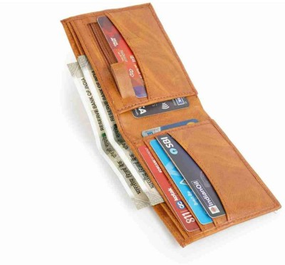 STROM COLLECTION Men Casual, Formal Brown Artificial Leather Wallet(8 Card Slots)