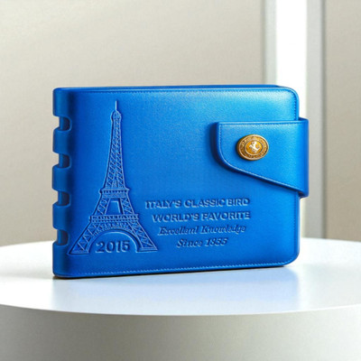 ZEPH Enterprises Men Casual Blue Artificial Leather Wallet(5 Card Slots)