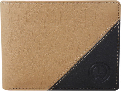 TnW Men Beige Artificial Leather Wallet(3 Card Slots)