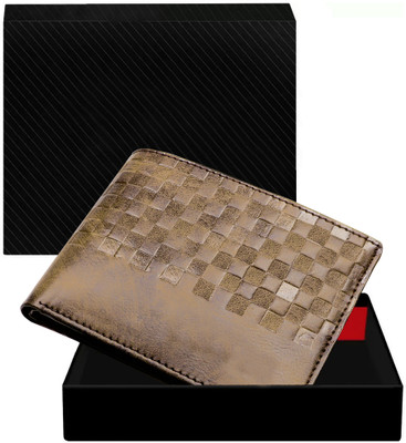 LoyalNest Men Casual, Evening/Party, Formal Brown Artificial Leather Wallet(3 Card Slots)