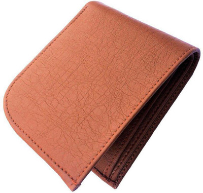ESTILO FLEM Men Casual Tan Artificial Leather Wallet(6 Card Slots)
