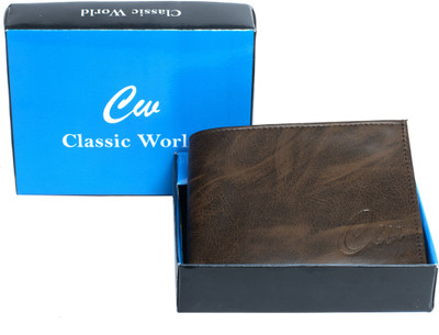gustave Men Brown Artificial Leather Wallet(6 Card Slots)