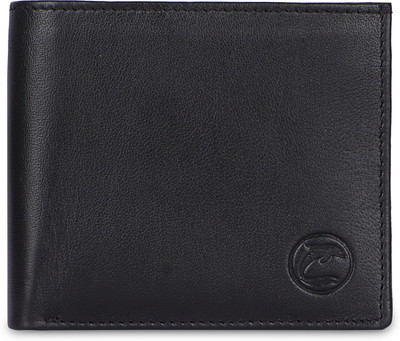 DOLPHIN GLOBAL Men Casual, Formal, Travel Black Genuine Leather Wallet(6 Card Slots)