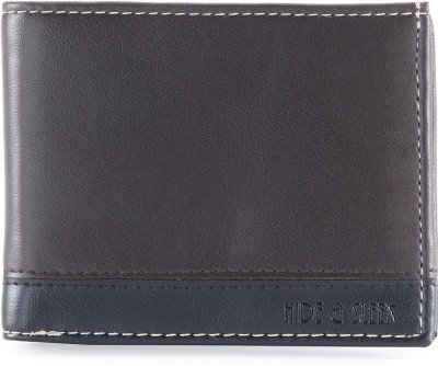 HIDE & SLEEK Men Trendy Brown Artificial Leather Wallet(7 Card Slots)