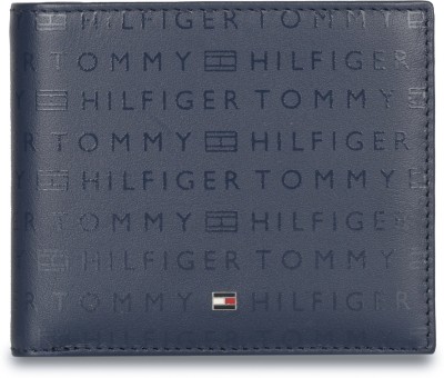 TOMMY HILFIGER Men Casual, Formal Blue Genuine Leather Wallet(12 Card Slots)