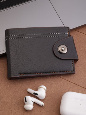 ZEVORA Men Casual, Formal Brown Genuine Leather Wallet(4 Card Slots)