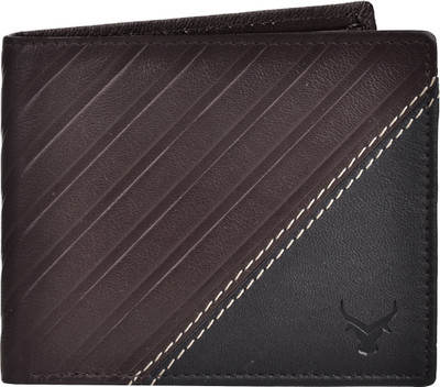 BUFFHIDE Men Brown Genuine Leather Wallet(5 Card Slots)