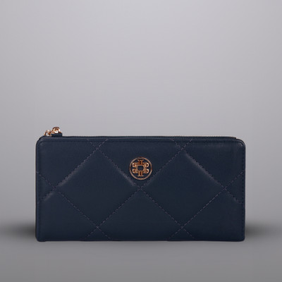 LINO PERROS Women Casual Blue Artificial Leather Wallet(11 Card Slots)