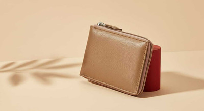 kymmo Men & Women Casual, Trendy, Evening/Party, Formal, Travel, Ethnic Beige Artificial Leather Card Holder(5 Card Slots)