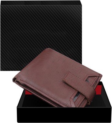 VENUSATURN Men Casual, Evening/Party, Formal Maroon Artificial Leather Wallet(7 Card Slots)